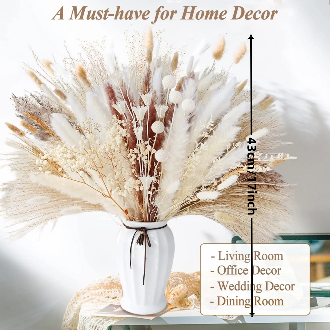 Fluffy Pampas Bohemian Style Perfect Wedding Home Decor Dried Flower Natural Dried Small Pampas Grass