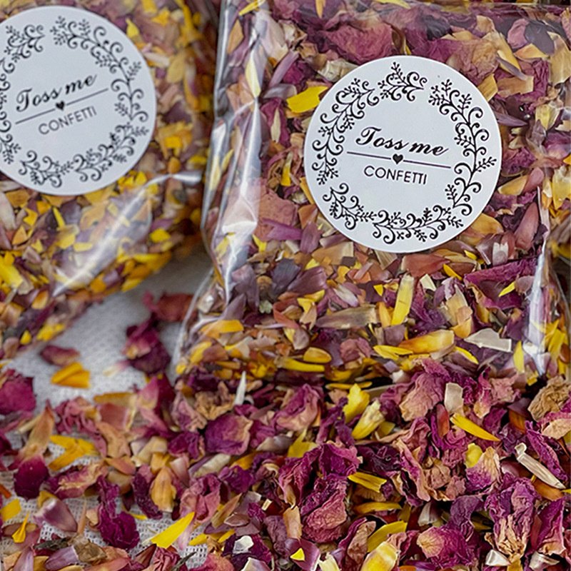 Dried Rose Petals Real Petals for Beauty Bath and Foot Bath SPA Bulk Wholesale Type C Dried Flowers Confetti