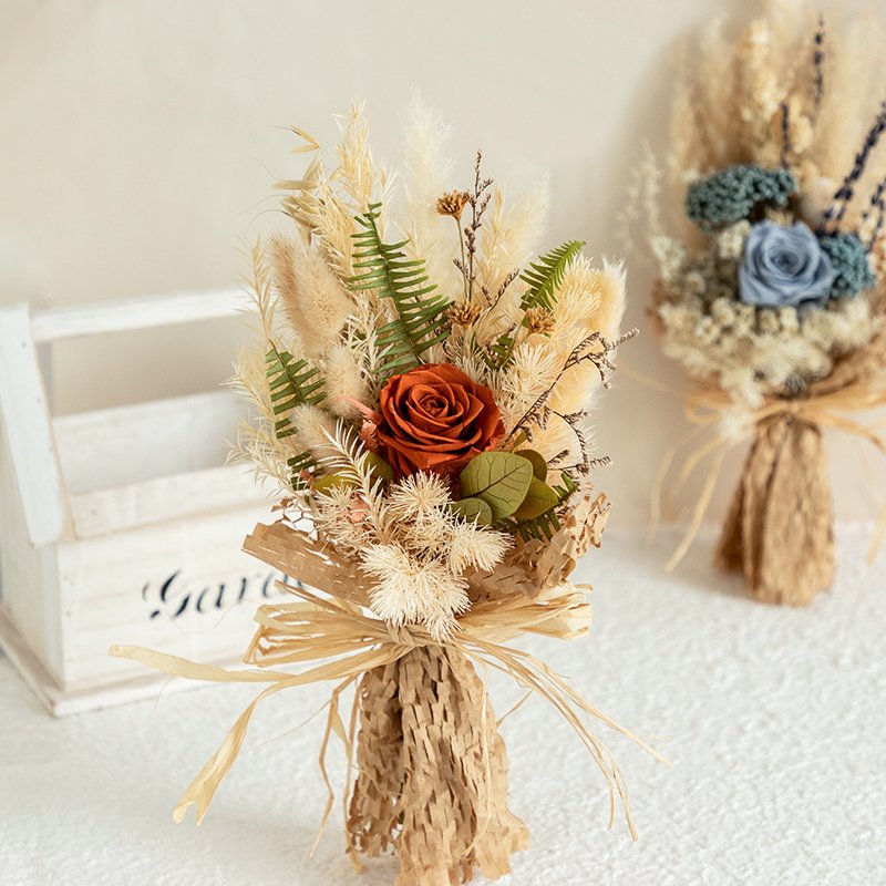 wholesale mothers valentines day flower gift real long lasting immortal infinity eternal forever preserved flower in box