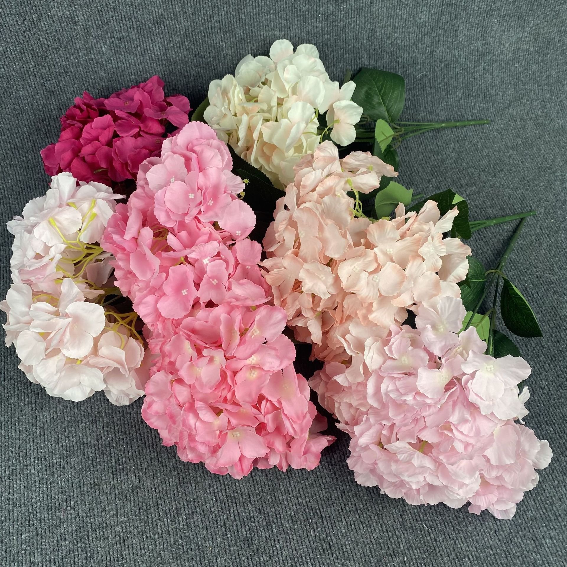 fake hydrangea flowers for home wedding decoration hydrangea artificial flower hydrangea artificial flower