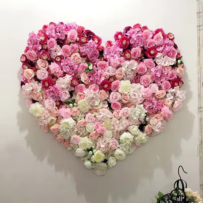 Customizable High Quality Silk Rose Flowers Runners Floral Aisle Runner Wedding Row Decoration Artificial Wedding Arch Flower