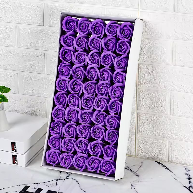 Factory 5-7cm Forever Eternal Preserved Rose Flower with Base Head Bud Box for Home Decoration