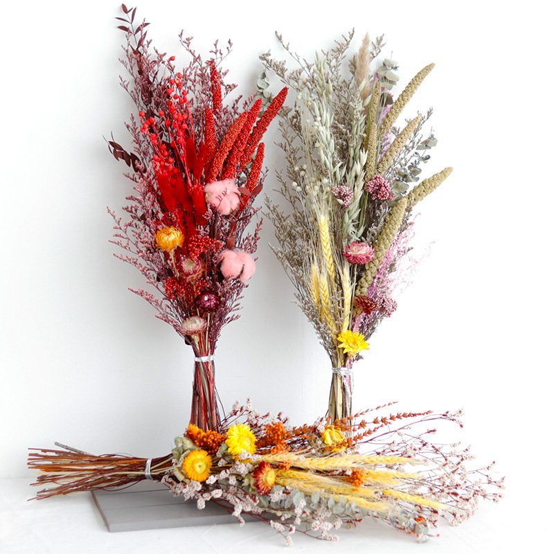 Wholesales Natural Eternal Dry Flores Plants Home Decoration Immortal Dry Flower Gift Dried Flower Bouquet