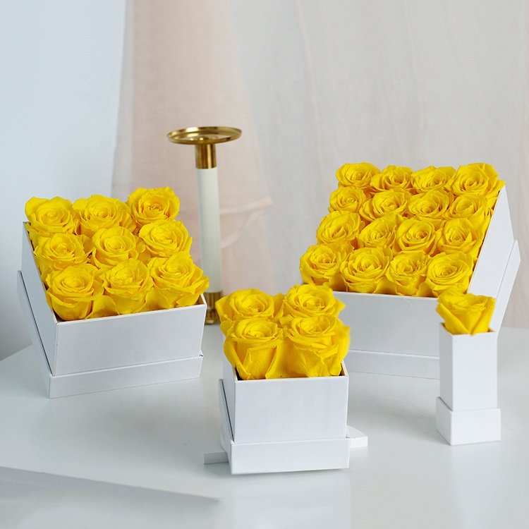 new 18cm eternal fresh rose box wholesale supplier