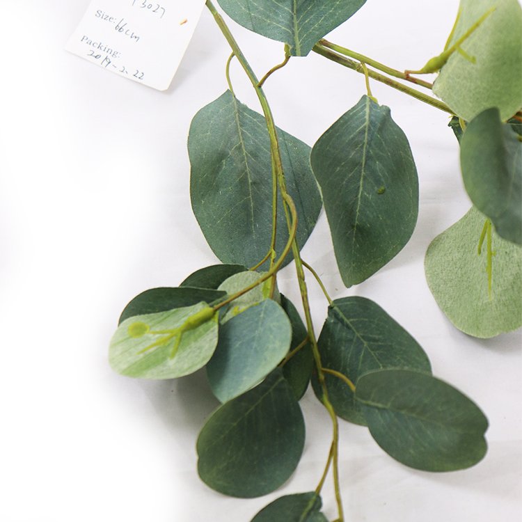 High Quality 66cm Circular Eucalyptus Tree Small Single Wedding Home Decorative Artificial Preserved Flowers & Plants