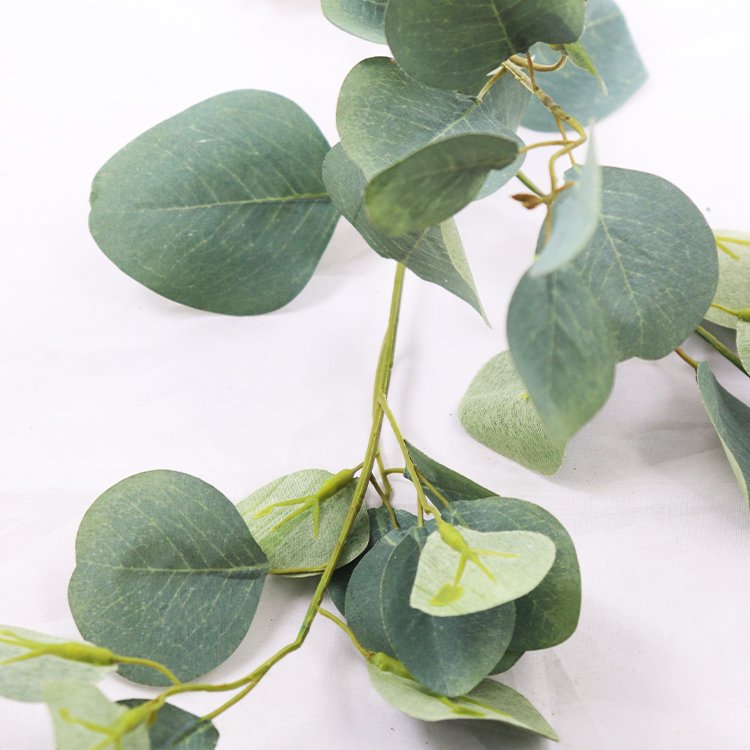 High Quality 66cm Circular Eucalyptus Tree Small Single Wedding Home Decorative Artificial Preserved Flowers & Plants