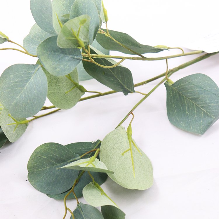 High Quality 66cm Circular Eucalyptus Tree Small Single Wedding Home Decorative Artificial Preserved Flowers & Plants