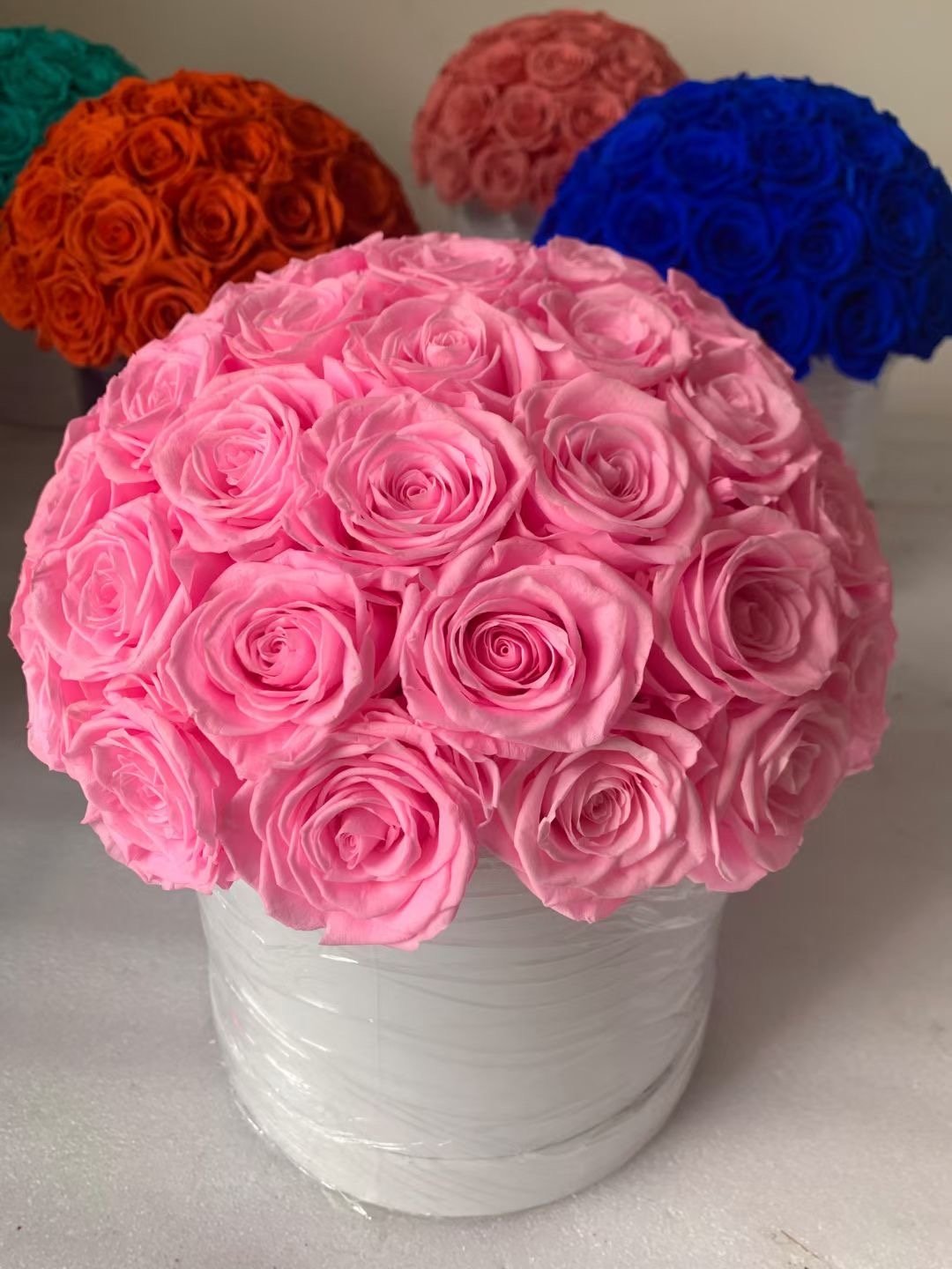 Novelty Luxury Preserved Flower Forever Eternal Rose Box mushroom Valentines Mothers thanksgiving Day Gifts 2025 Preserved Roses