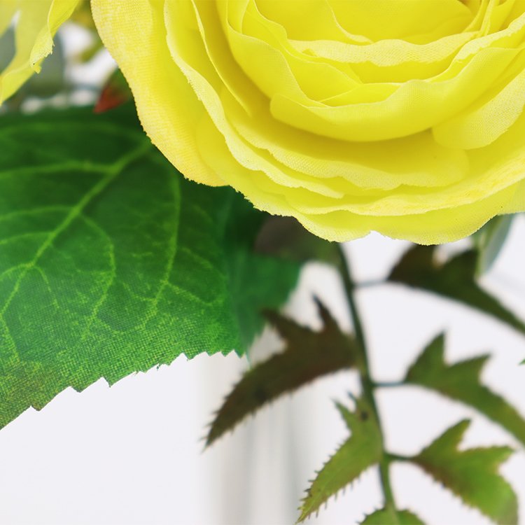 High Quality 32cm Artificial Buttercup Flower Wreath Cassia Seed Decorative Plants Latest Preserved Flowers & Plants