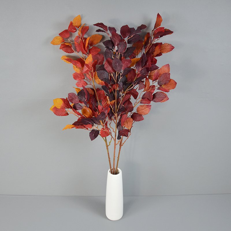 Artificial Leaves Branch Simulation 41'' Plants for Garden Hotel Home Desk Vase Decoration