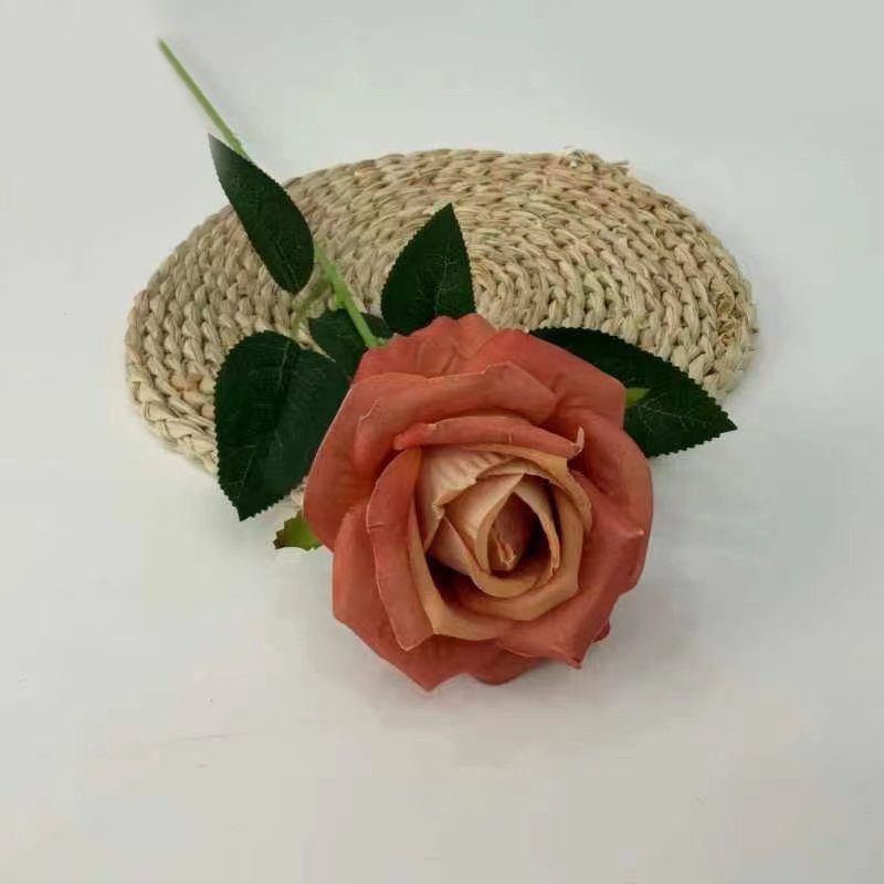 Faux Decorative Preserved Flower Arrangement Valentine's Day Artificial Rose Flowers Realistic Eternal Roses