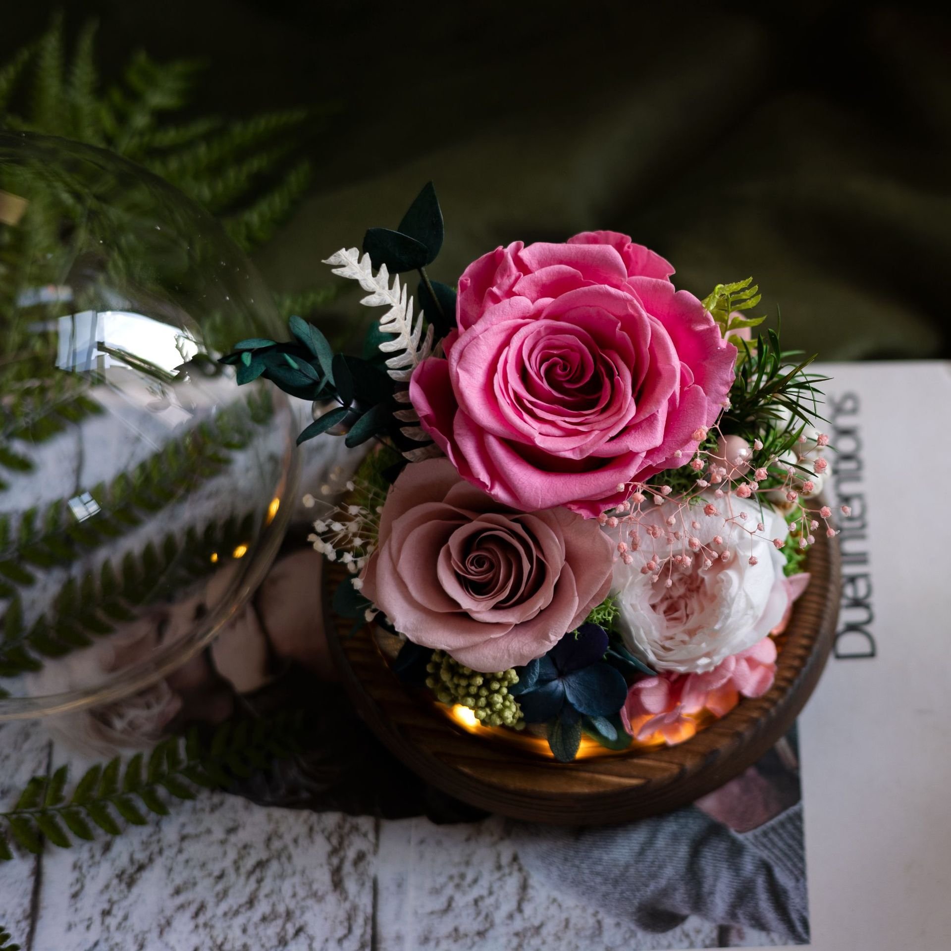 Hot Valentines Day Gifts Eternal Real Rose Everlasting Bella New Product Ideas 2025 Forever Roses Preserved Flower In Glass Dome