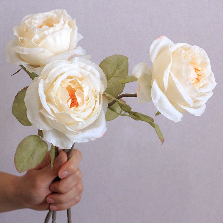M207 Wholesale ted bakerthistle peonie artificial rose flowers silk roses