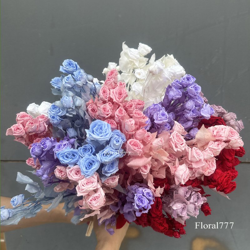 Natural preserved Rose with Long Stem Eternal Rose Preserved Flower Preserved Roses With Stem For Wedding Decoration