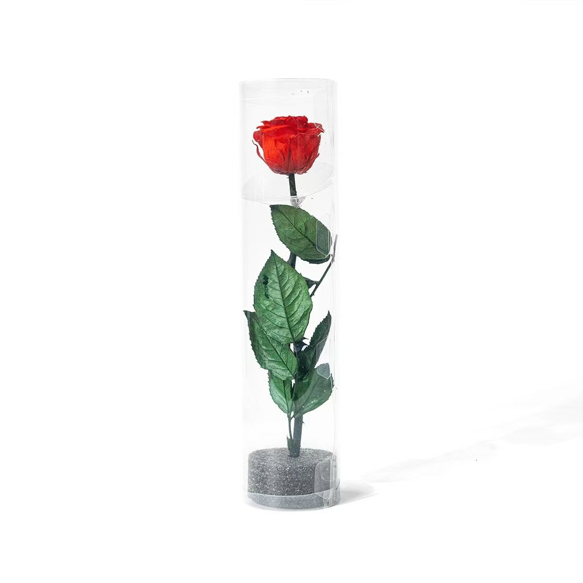 Handmade Hot Christmas Mother's Day And Valentine's Day Party Gifts Long Branch Eternal Rose Preserved Rose Flower Bouquet