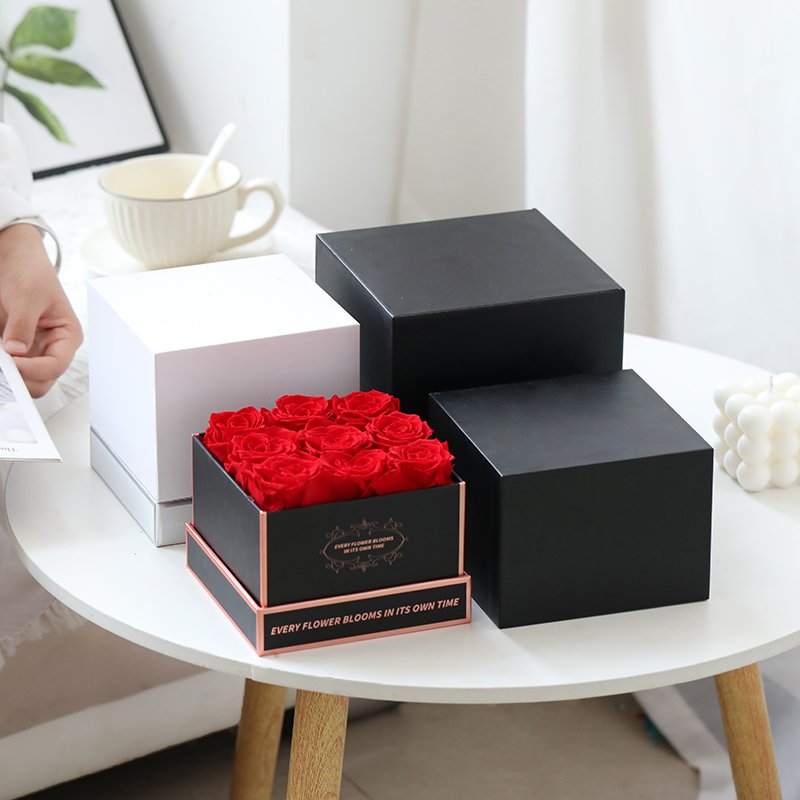 A-Grade All Kinds of Preserved Rose In Box Valentine's Day Gift Mother's Day Gift Eternal Rose in Box