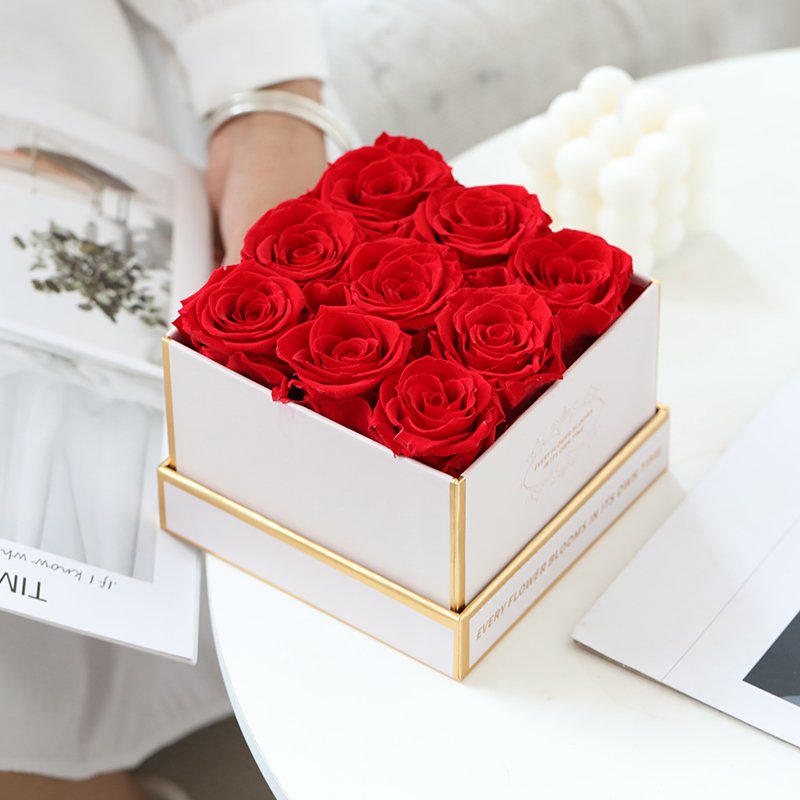 A-Grade All Kinds of Preserved Rose In Box Valentine's Day Gift Mother's Day Gift Eternal Rose in Box