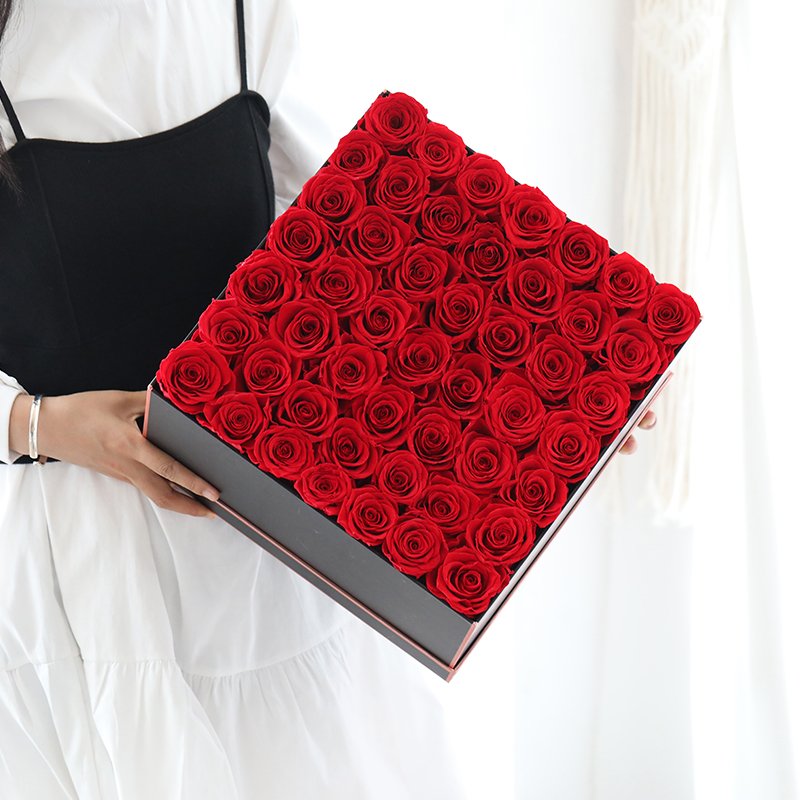 A-Grade All Kinds of Preserved Rose In Box Valentine's Day Gift Mother's Day Gift Eternal Rose in Box