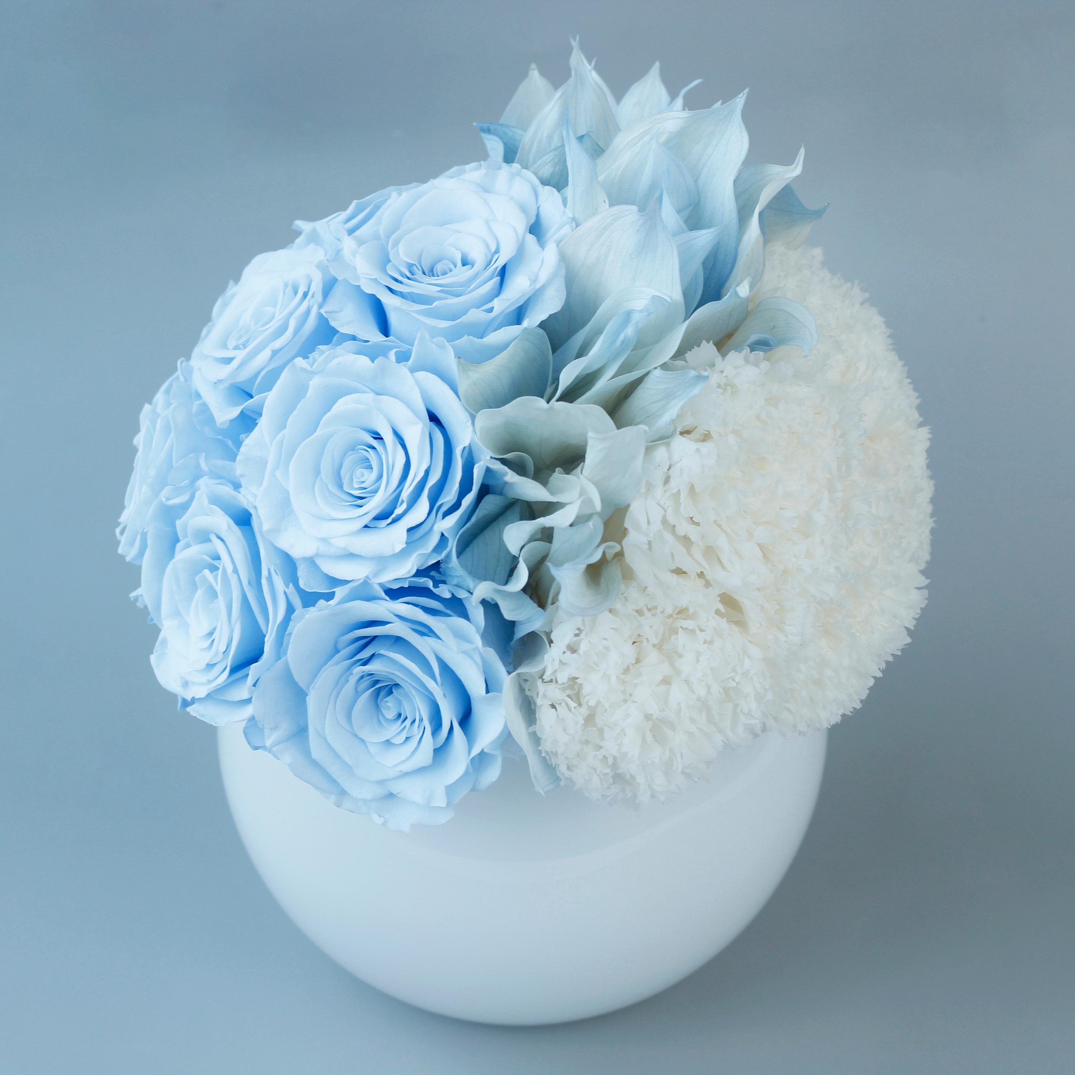 Lovebay wholesale Table Preserved Roses Real Eternal Flowers rosas preservadas al por mayor Never Die Roses Real Roses in Vases