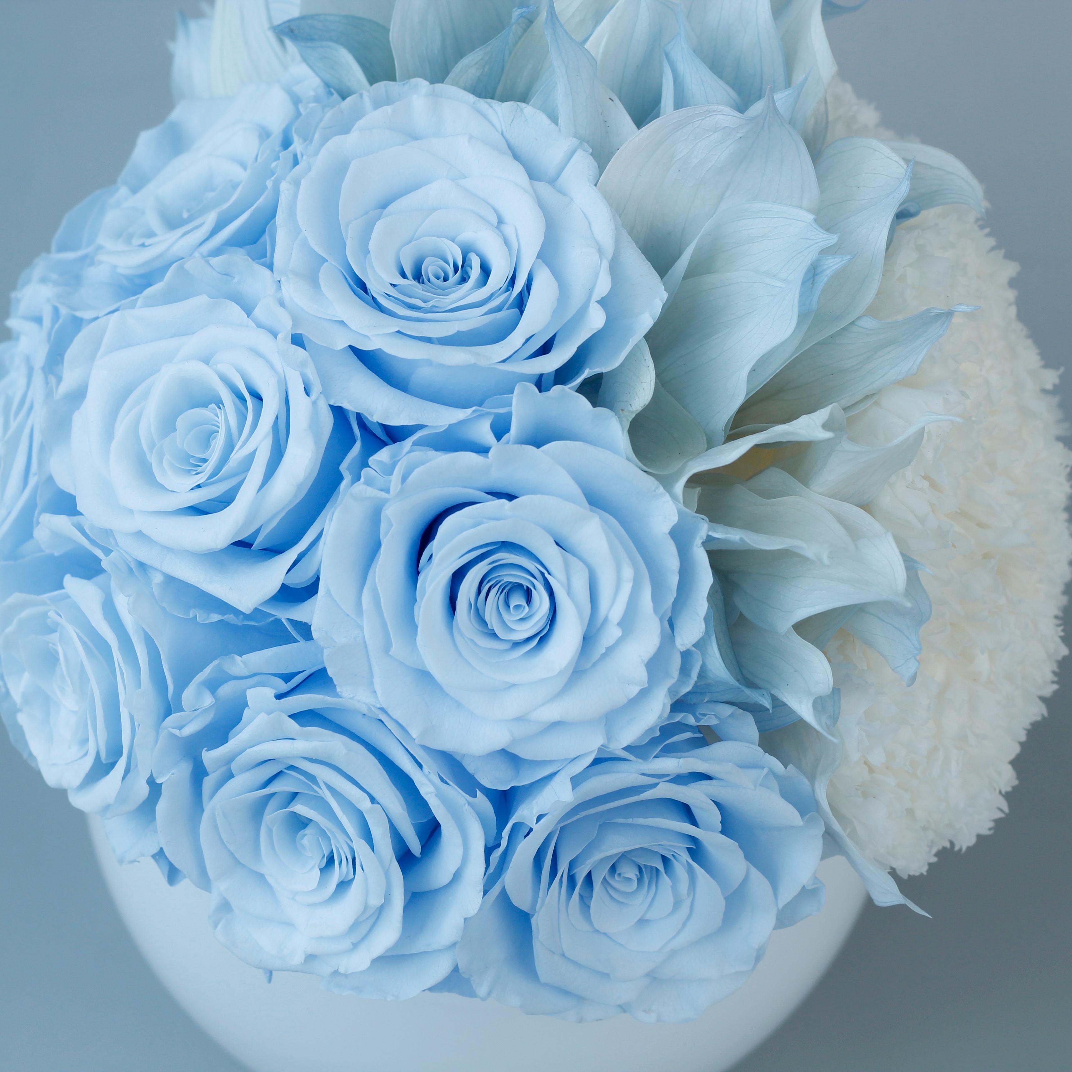 Lovebay wholesale Table Preserved Roses Real Eternal Flowers rosas preservadas al por mayor Never Die Roses Real Roses in Vases
