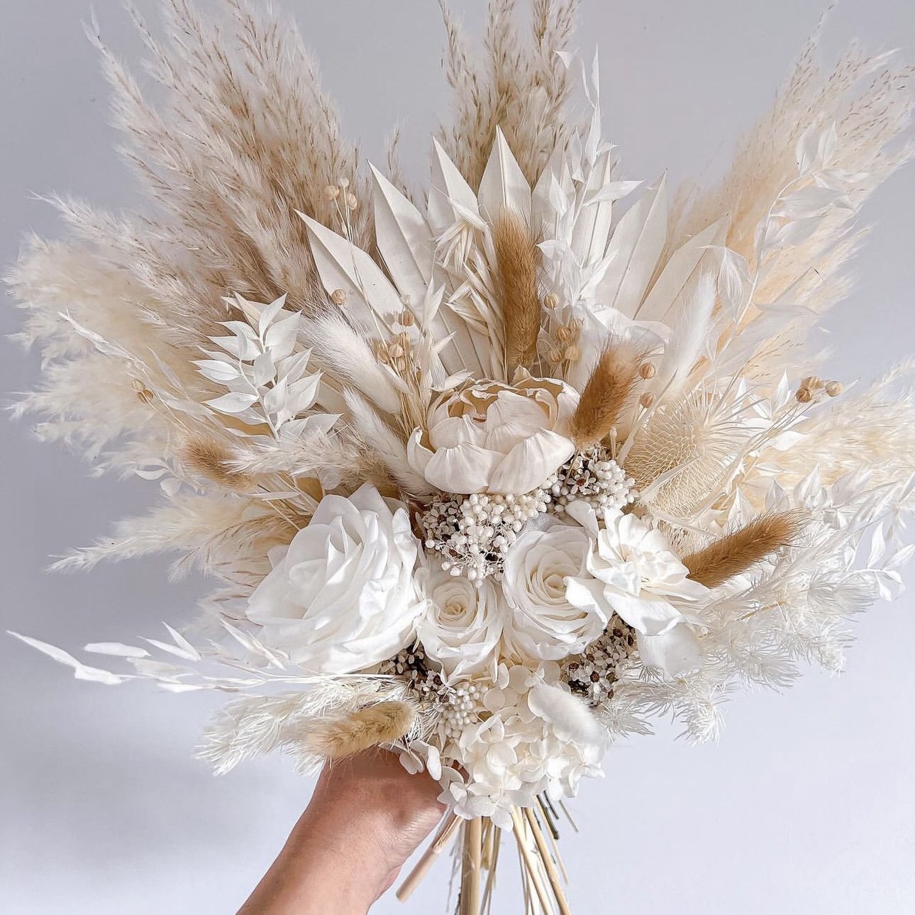 Wholesale Hot Selling Home Wedding Decoration Bridal Bouquet Arrangement Boutonniere Large Mini Natural Dried Flowers Bouquet