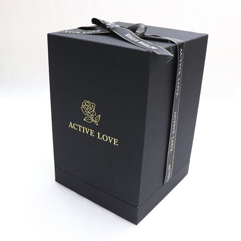 Factory Directly Supply Preserved Flower Packaging Box Preserved Flower Souvenir Gift Preserved Rose With Glass Dome for Gifts