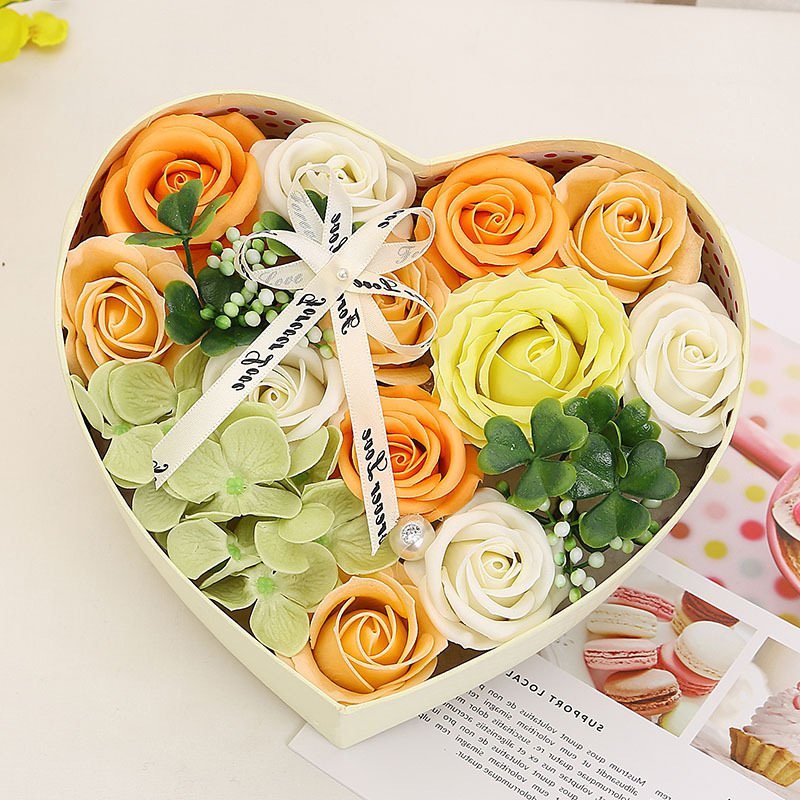 Wholesale Romantic Soap Eternal Flower Forever Preserved Rose Soap Flower Christmas Valentines Day Gifts