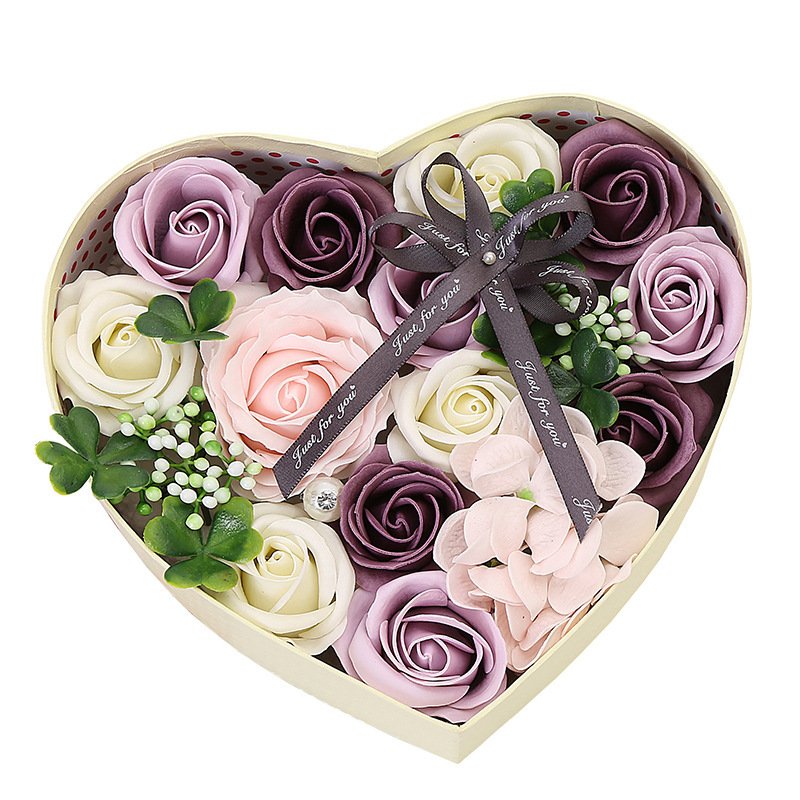 Wholesale Romantic Soap Eternal Flower Forever Preserved Rose Soap Flower Christmas Valentines Day Gifts