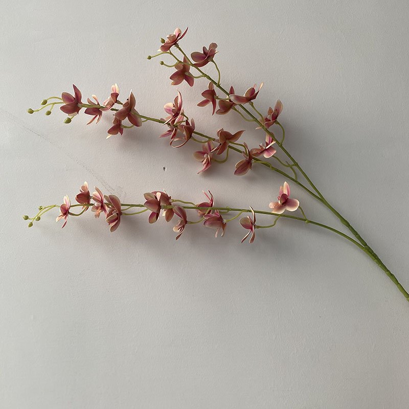 FC-4002 Artificial Cymbidium Orchids Stems,Artificial flower Cymbidium Real Touch Flowers