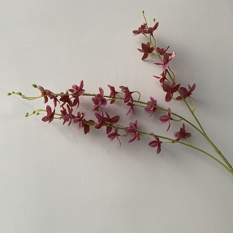 FC-4002 Artificial Cymbidium Orchids Stems,Artificial flower Cymbidium Real Touch Flowers
