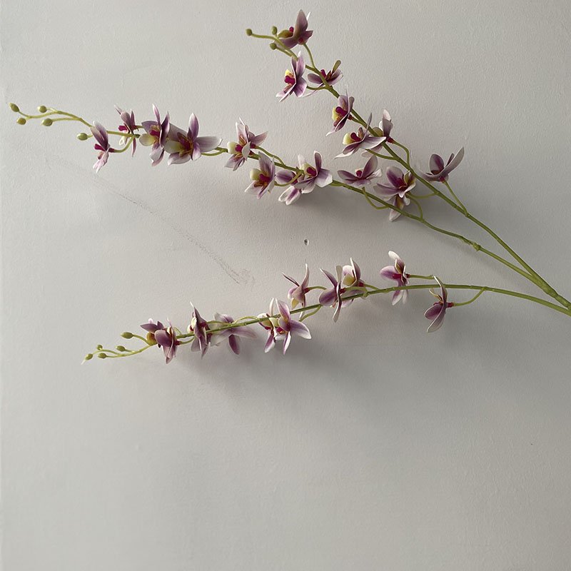 FC-4002 Artificial Cymbidium Orchids Stems,Artificial flower Cymbidium Real Touch Flowers