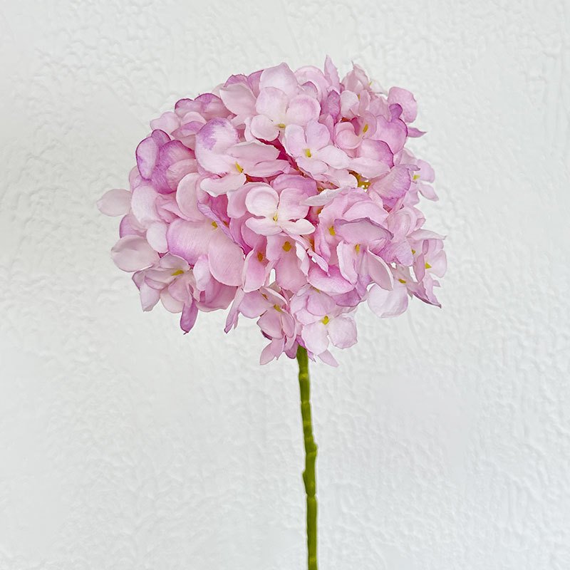 Newly Hanging Artificial Flower Big Head Fake Silk Pink Hydrangeas for Wedding Decor