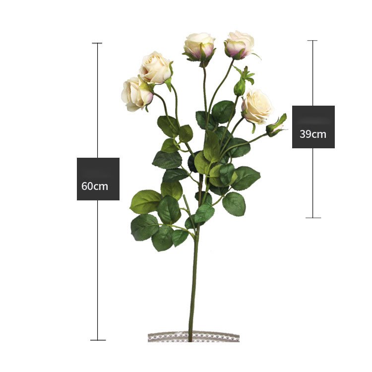 Hot selling Simulate 7 Dora Roses Artificial Flowers For Home Decoration