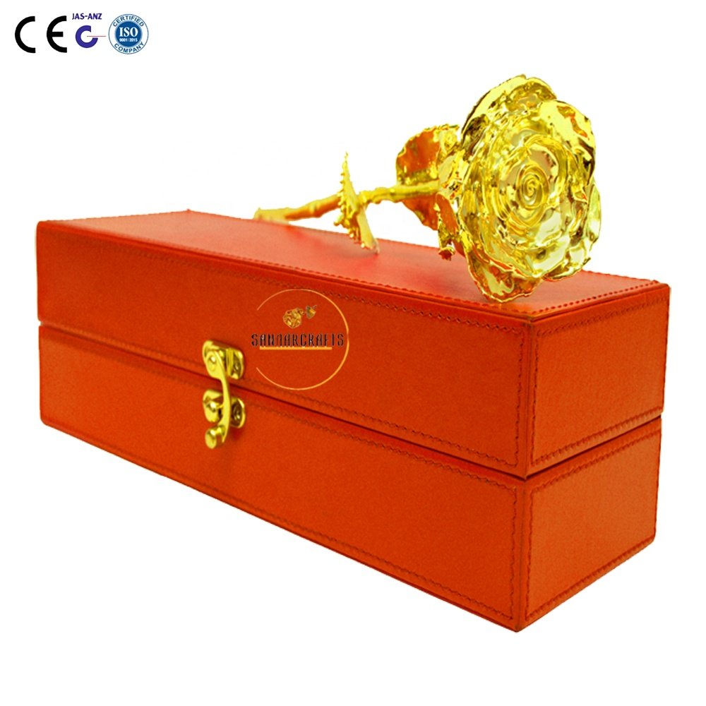 24k Gold Rose Flower Dipped Gold Foil Home Decor Wall Gold Foil Flower Embellishment Decorative Items Luxury Home Decor Home Ite