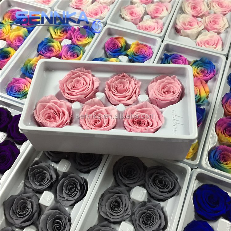 Yunnan grade A long lasting saving real roses wholesale preserved rose flower