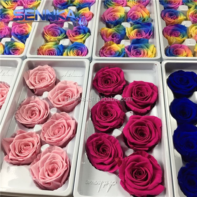 Yunnan grade A long lasting saving real roses wholesale preserved rose flower