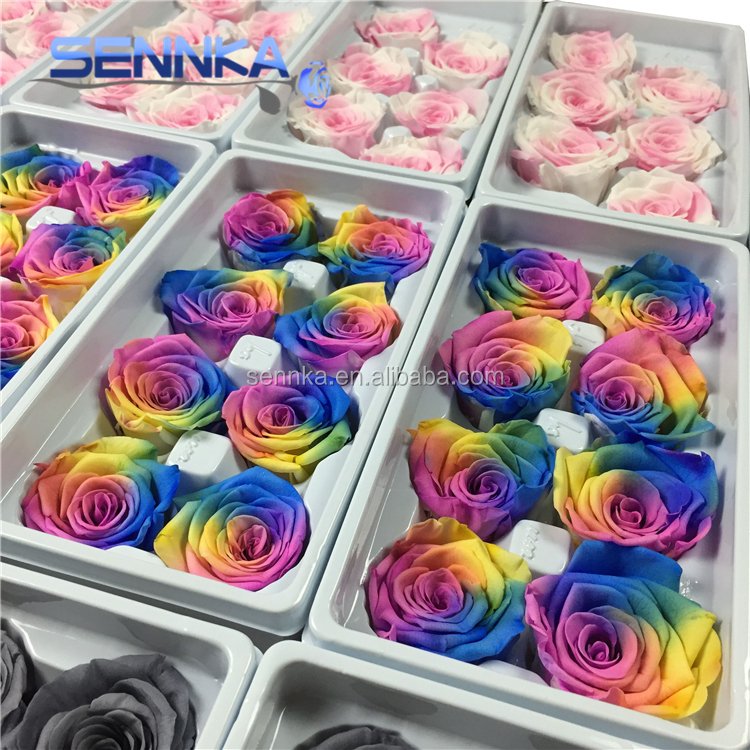 Yunnan grade A long lasting saving real roses wholesale preserved rose flower