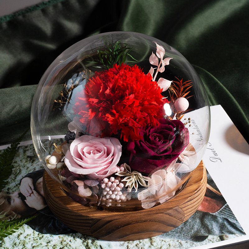 Power Of Love Series Preserved Flower Ornaments For Birthday Valentine's Day Wedding Decoration flowers