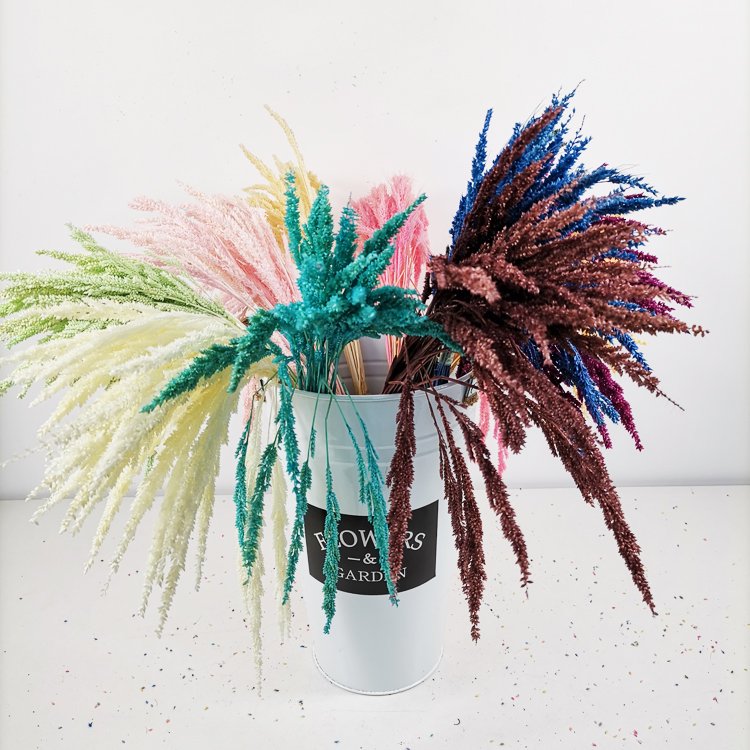 SumFlora stabilized natural infinity flower mothers day gifts in bulk preserved flower small wheat