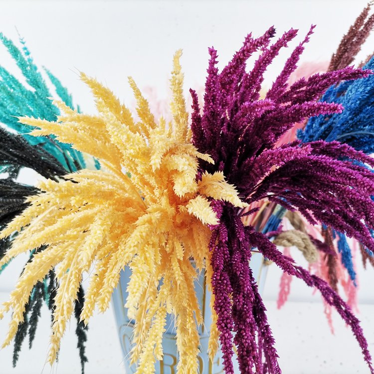 SumFlora stabilized natural infinity flower mothers day gifts in bulk preserved flower small wheat