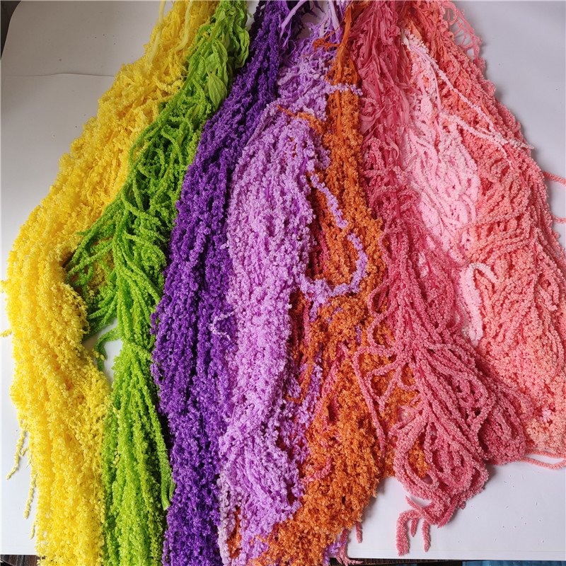 Preserved Hanging Amaranth Princess Feather Elegant Christmas & Wedding Decorations with Fresh Roses Wedding Favors