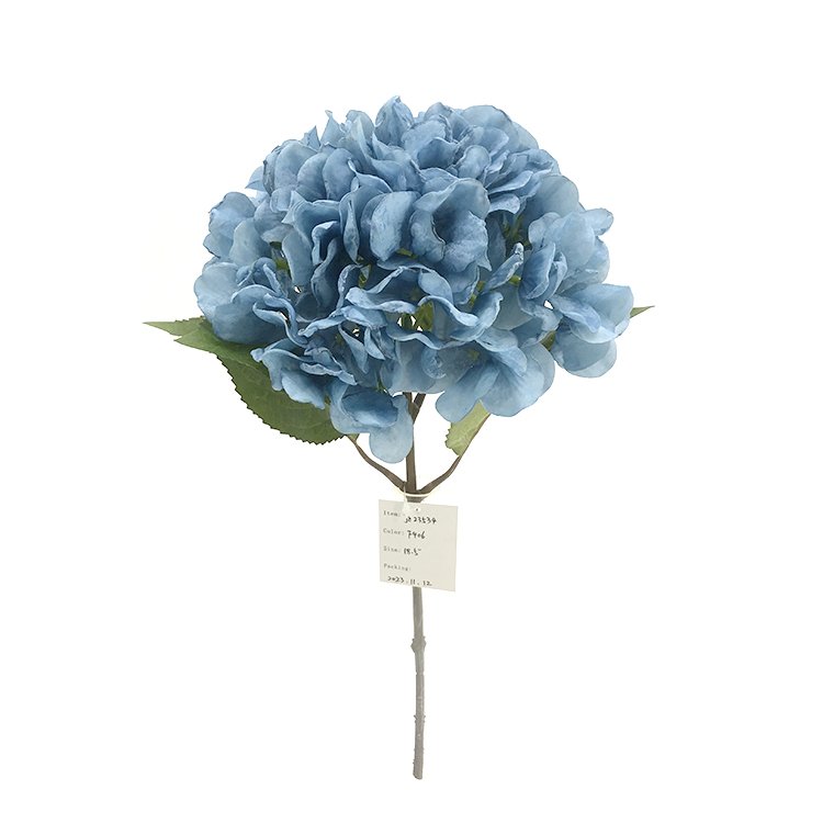 Wholesale 47cm Single Branch Artificial Hydrangea Preserved Flowers & Plants Decorative Wreaths