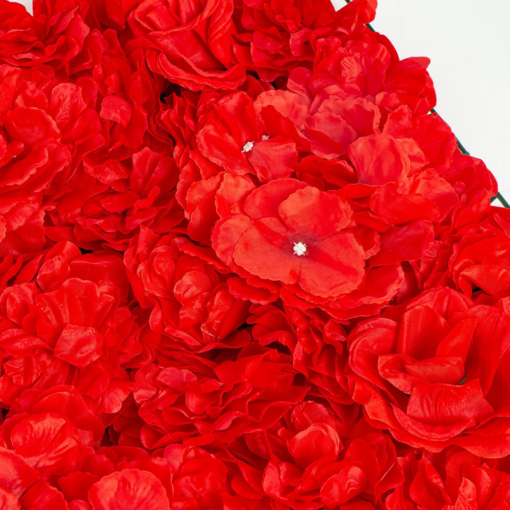 Artificial Flower Wall Decor Silk Hydrangea Floral Wall Panels for Wedding Birthday Party Babyshower Room Backdrop Decoration