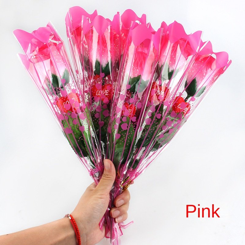 LED Lights Rose Flower Eternal Light Emitting Rose Valentine's Day Gift Christmas Party Decoration Home Decoration Wholesale