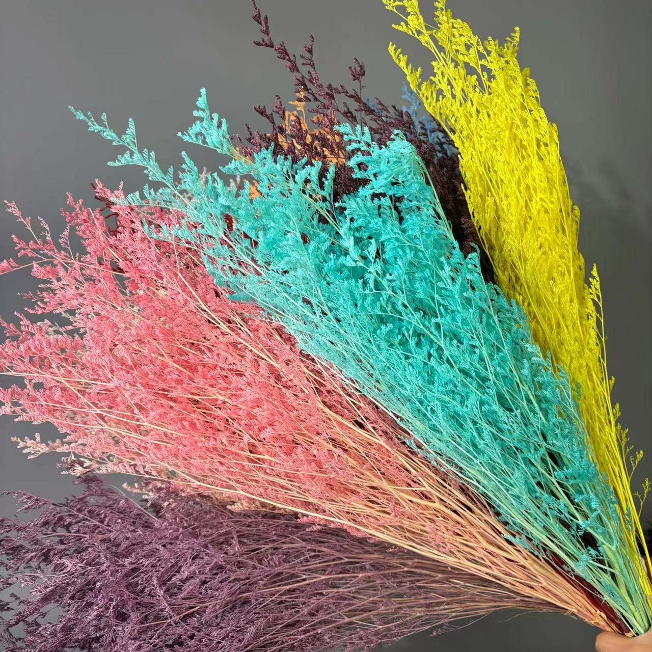 Yunnan Wholesale Home Decor Preserved Flower Misty Valentine grass Limonium For Floral Arrangement