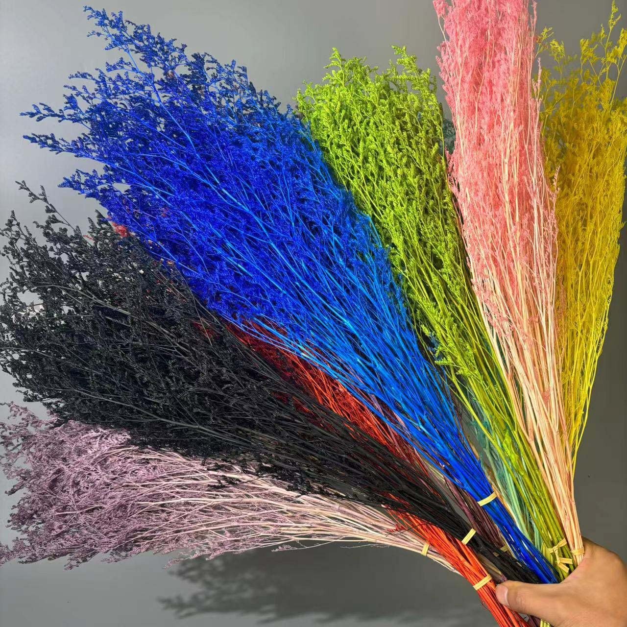 Yunnan Wholesale Home Decor Preserved Flower Misty Valentine grass Limonium For Floral Arrangement