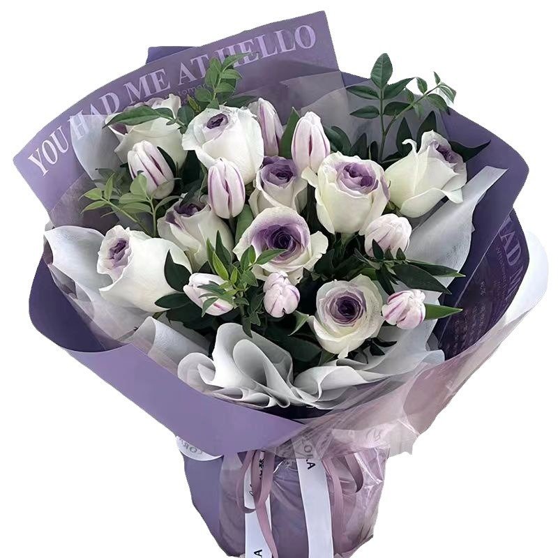 Eternal flower immortal flower simulated soap flower Valentine's Day rose tulip bouquet romantic gift home decor