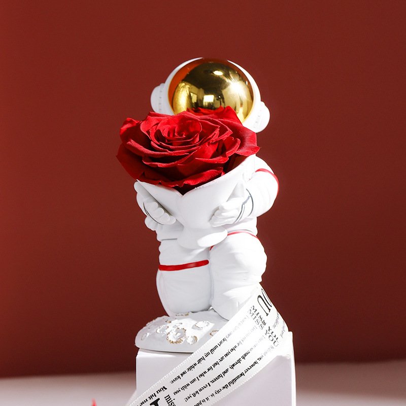 Wholesale Beauty Eternal Flower Forever Preserved Roses Spaceman Flower For Home/Wedding Decoration