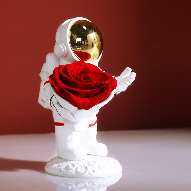 Wholesale Beauty Eternal Flower Forever Preserved Roses Spaceman Flower For Home/Wedding Decoration