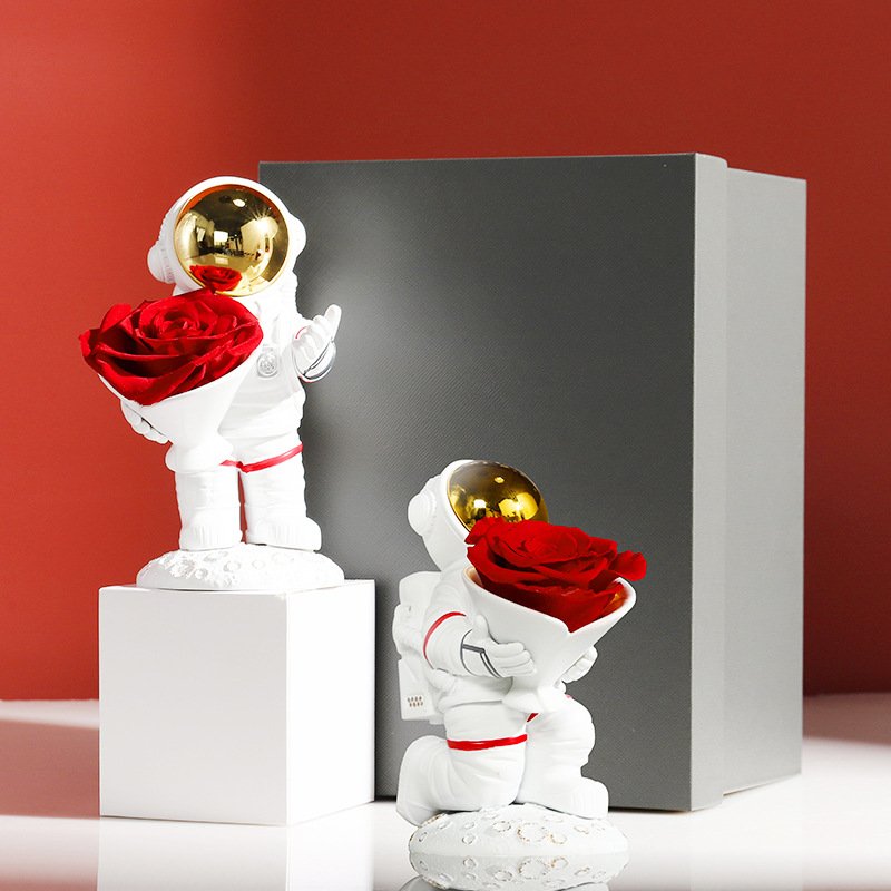Wholesale Beauty Eternal Flower Forever Preserved Roses Spaceman Flower For Home/Wedding Decoration